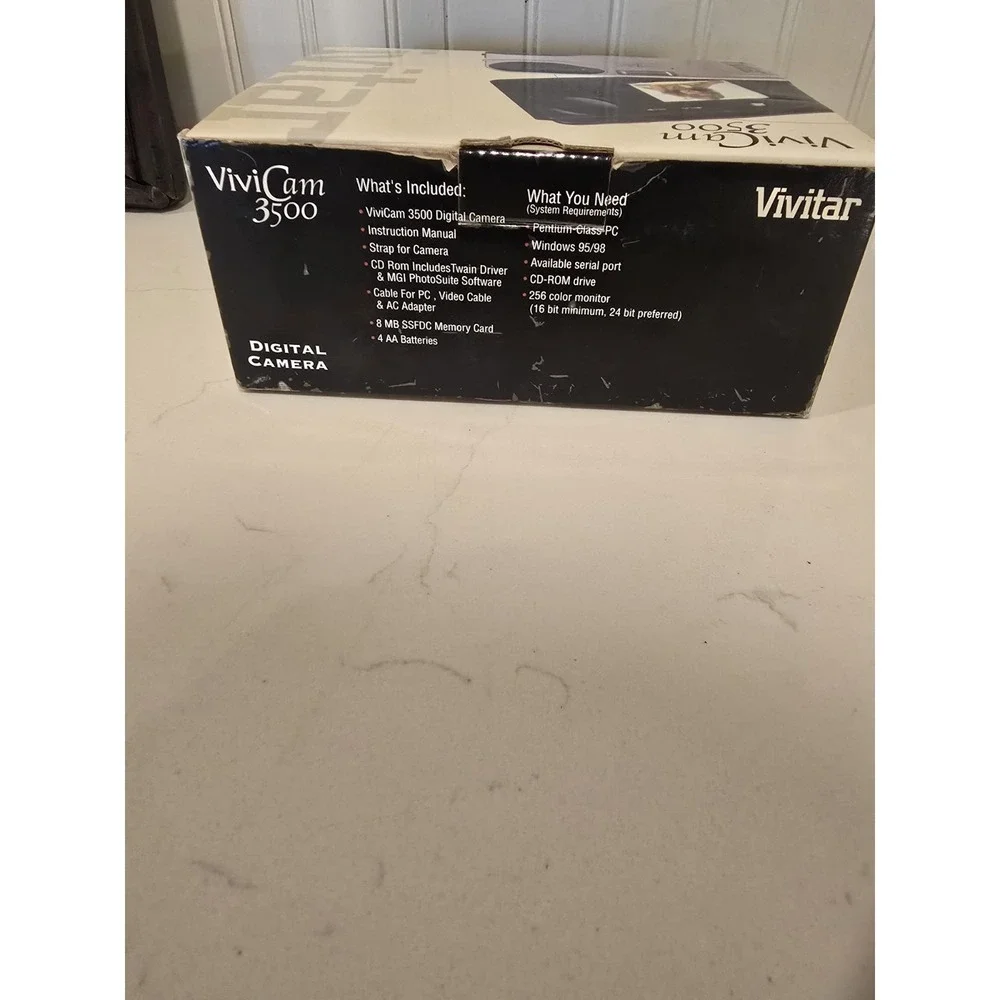 Vintage Vivitar‎ ViviCam 3500 Digital Camera LCD Digital Photography